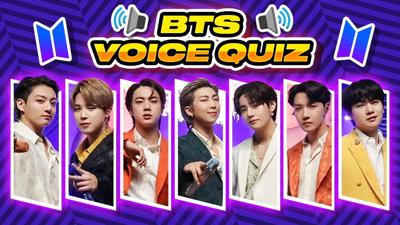 BTS VOICE QUIZ 🔊 ARE YOU AN ARMY? | BTS QUIZ 💜