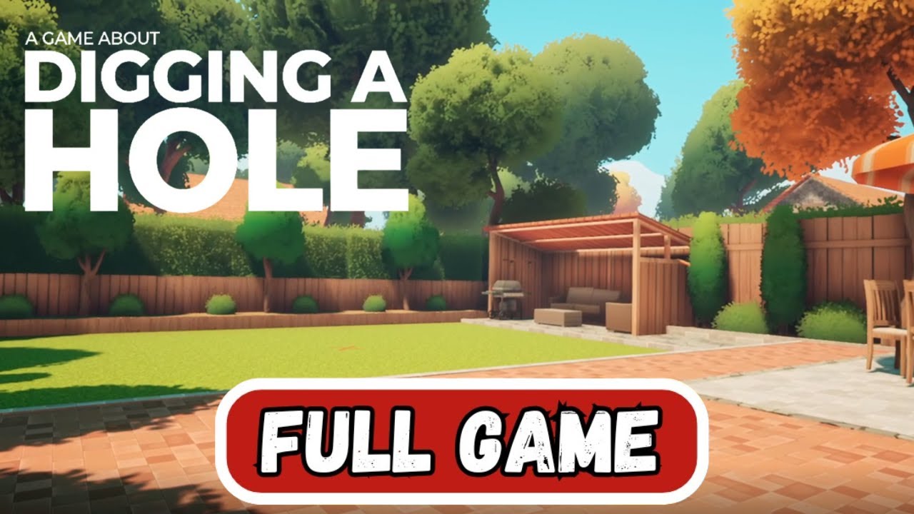 A Game About Digging A Hole Full Game walkthrough