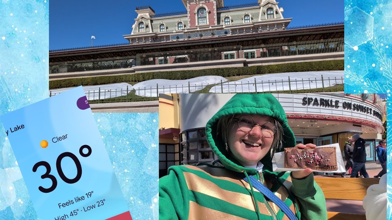 A day at Disney in 30 degree weather (new food, merch & rides)