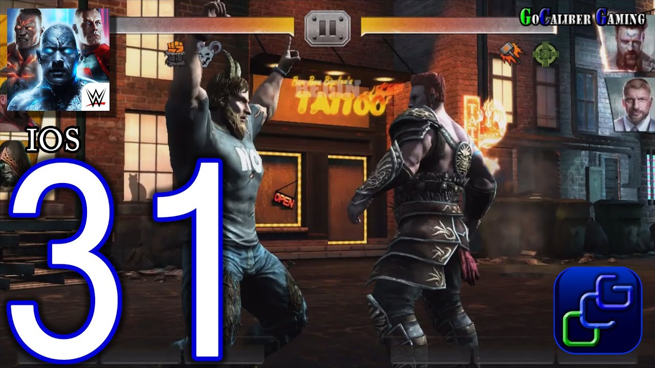 WWE Immortals Android IOS Walkthrough - Part 31 - New Update (1.1) Battle 39