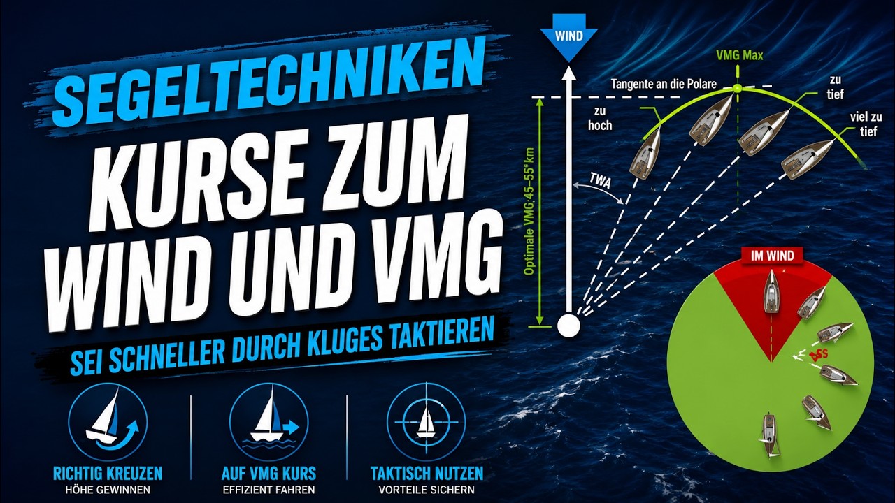 Warum dein Boot NICHT am schnellsten vor dem Wind segelt 🚤💨
