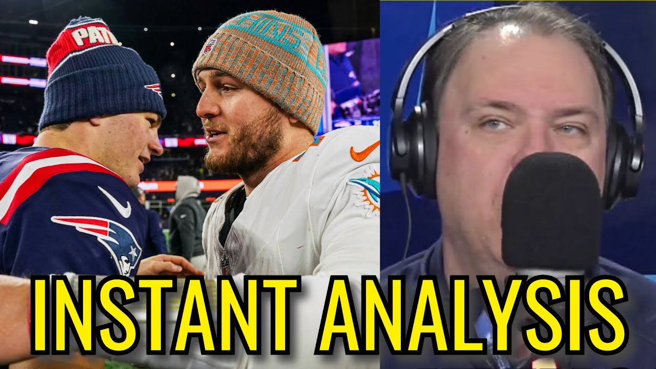 INSTANT REACTION: Greg Bedard on Drake Maye, Patriots win over Dolphins