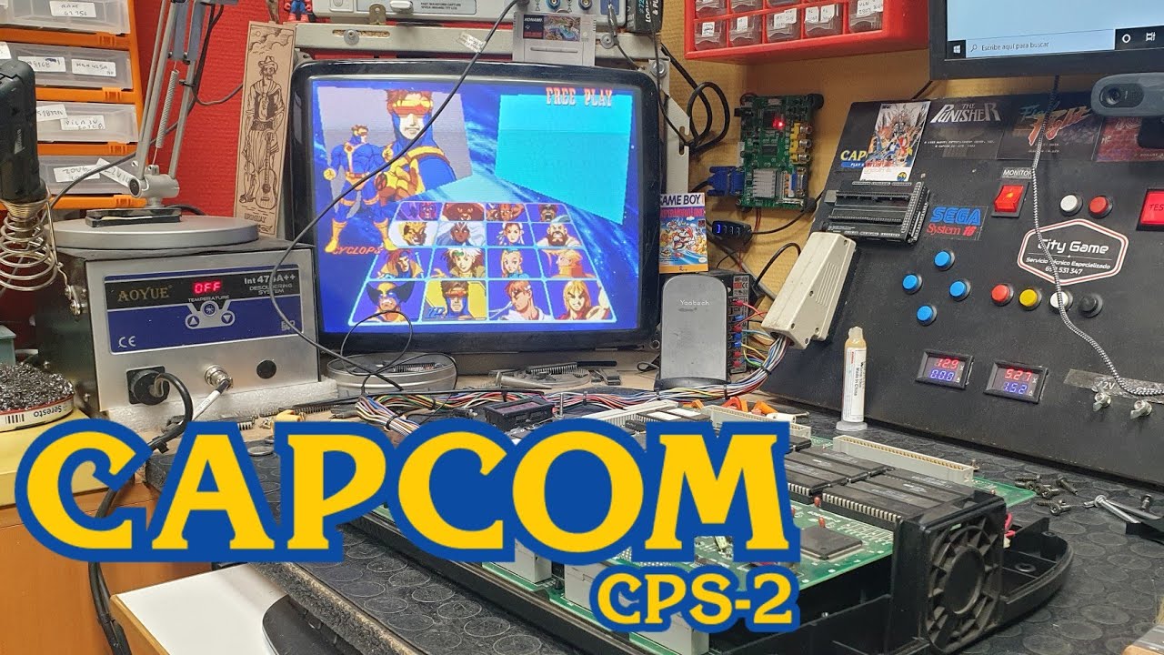 Reparación placa jamma X men vs street fighter cps2 fallo en sonido