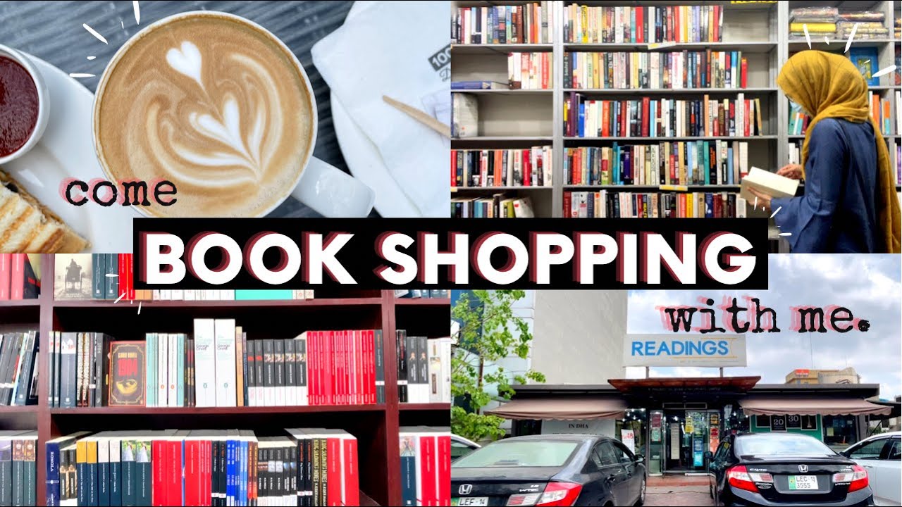 come book shopping with me in Lahore 🌿⛅️📚 my first visit to Readings ( Gulberg & DHA branch)