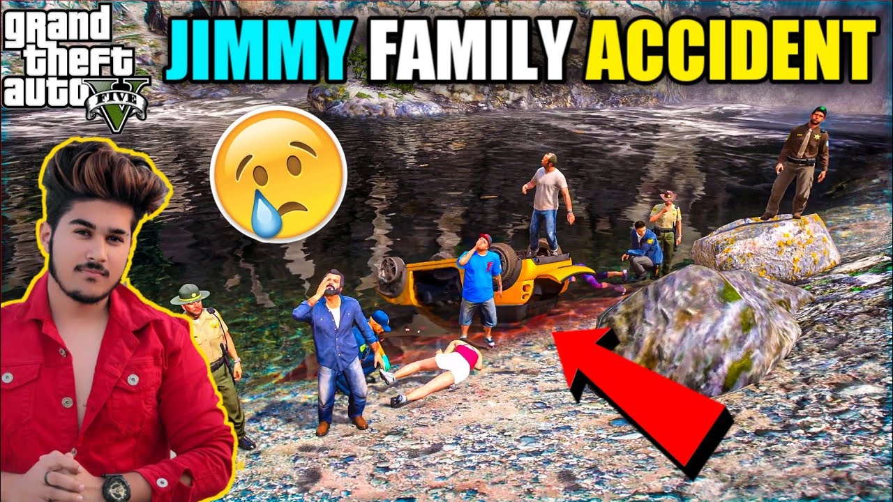 GTA 5: Боже мой! Семья Джимми попала в аварию, что же теперь будет 😭😭
