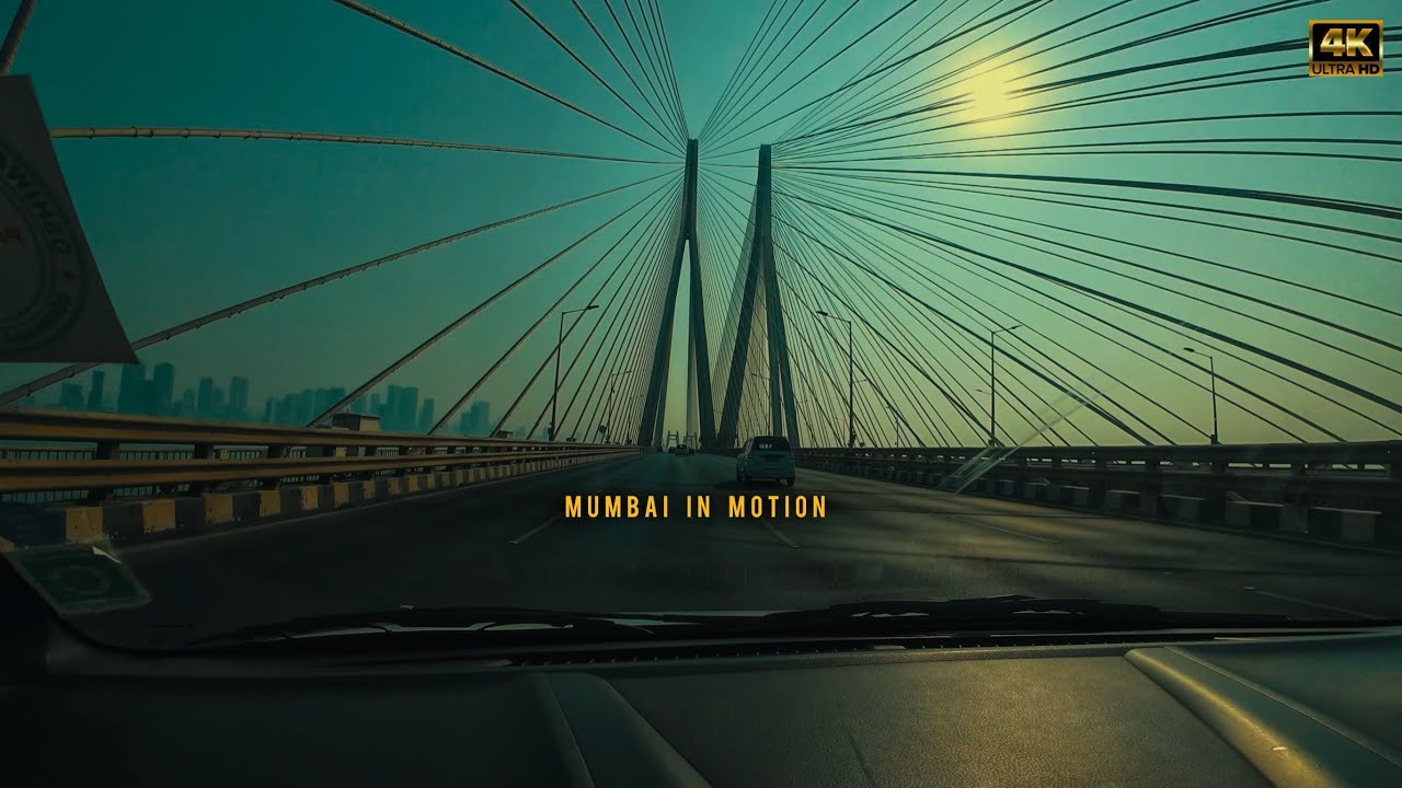 POV: Crossing the Iconic Bandra–Worli Sea Link 🌉Mumbai in Motion| Co-driver POV Drive |ASMR [4K]