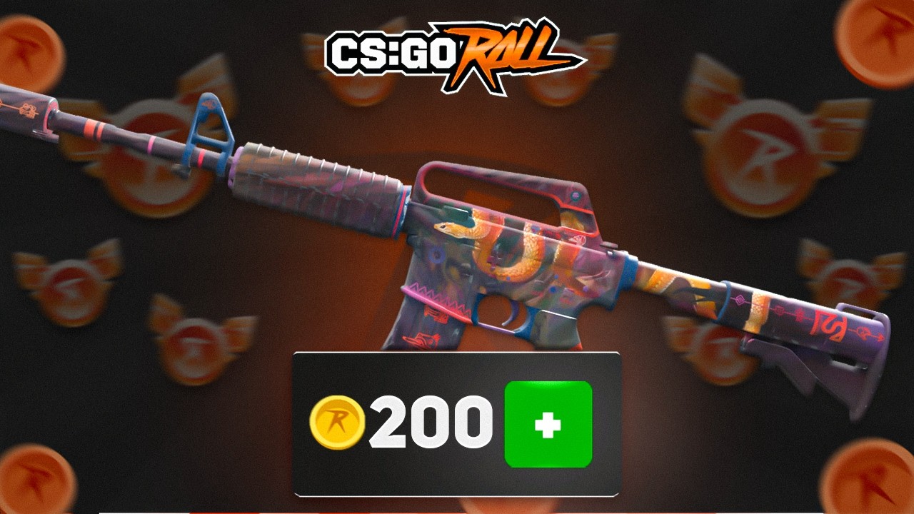 200 COINS TO A $1000 M4 ON CSGOROLL!