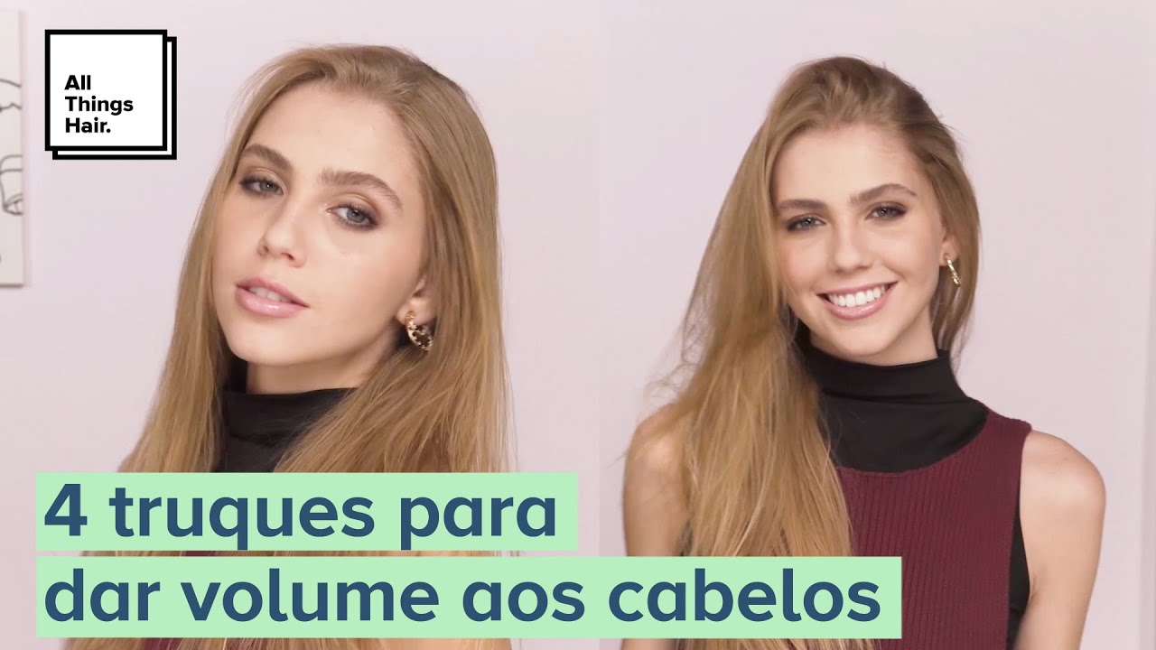 4 truques para dar volume aos cabelos