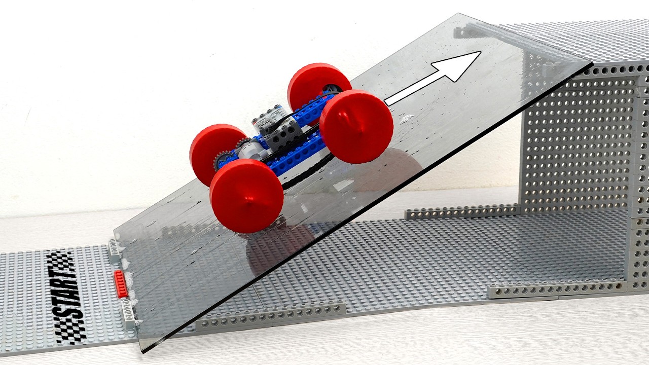 NEW LEGO Technic Car Slope Slippery Surface Challenges | JK Lego Technic