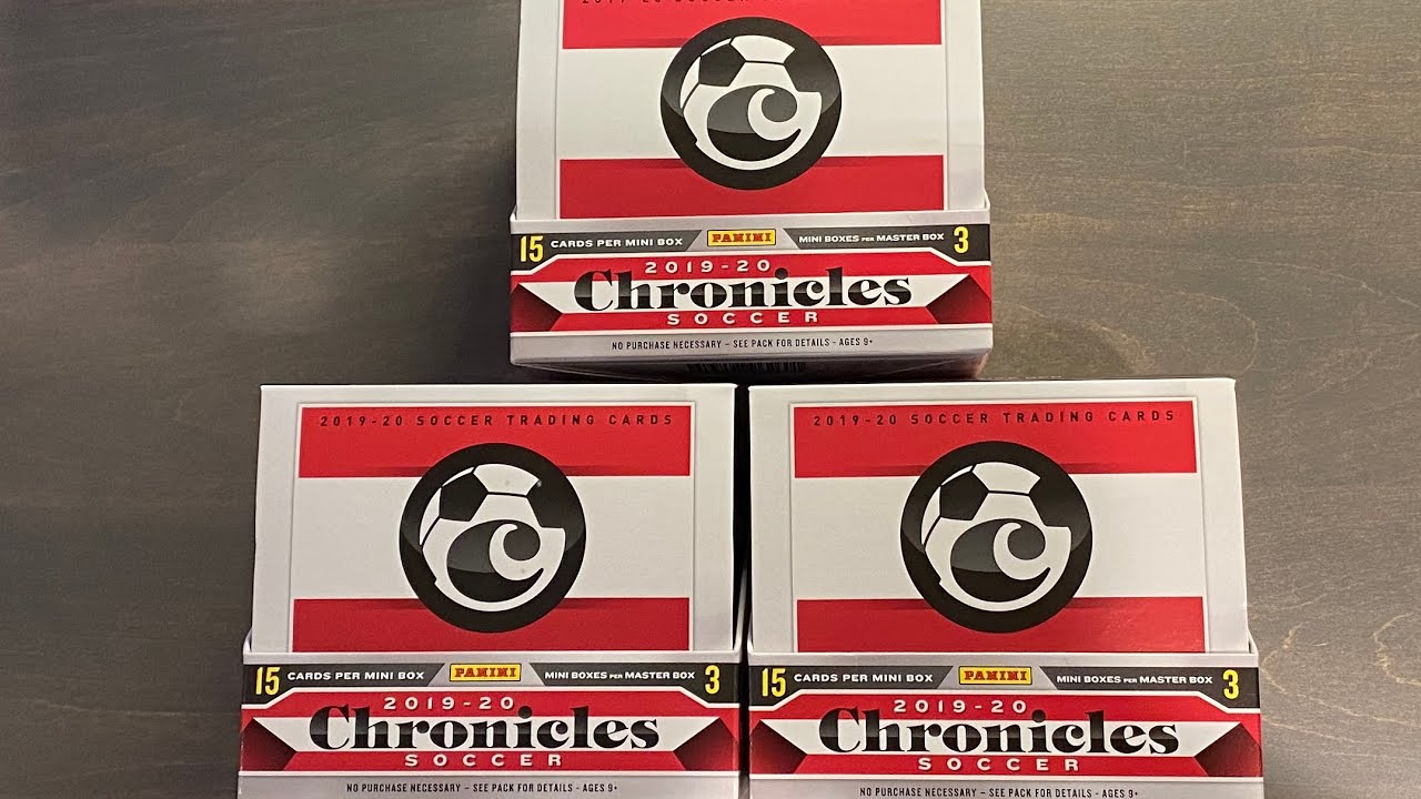 2019/20 Panini Chronicles Soccer Tmall 3 Hobby Box Break