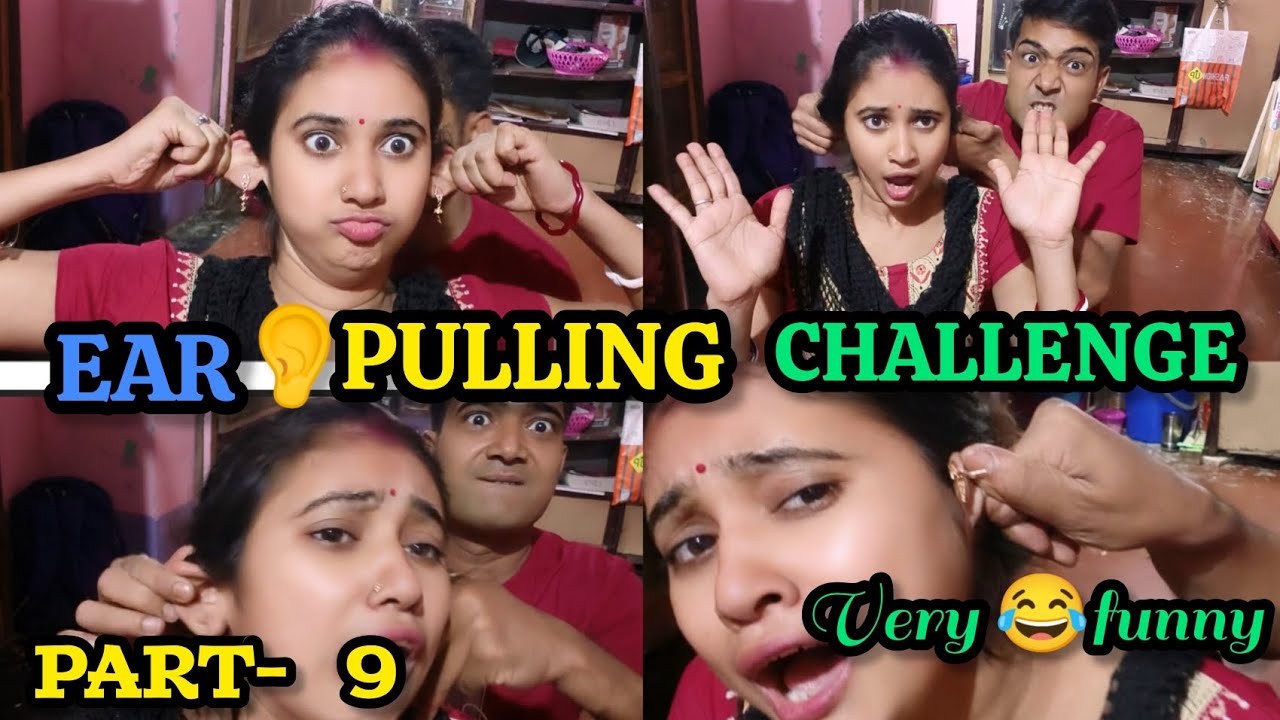 EAR PULLING CHALLENGE/EAR PULLING FUNNY VIDEO/FUNNY VIDEO/কান মলা হাসির ভিডিও/EAR PULLING ON HUSBAND