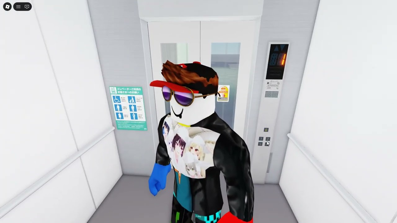로블록스 (roblox) 엘리베이터에서 비상버튼을 누르자!
