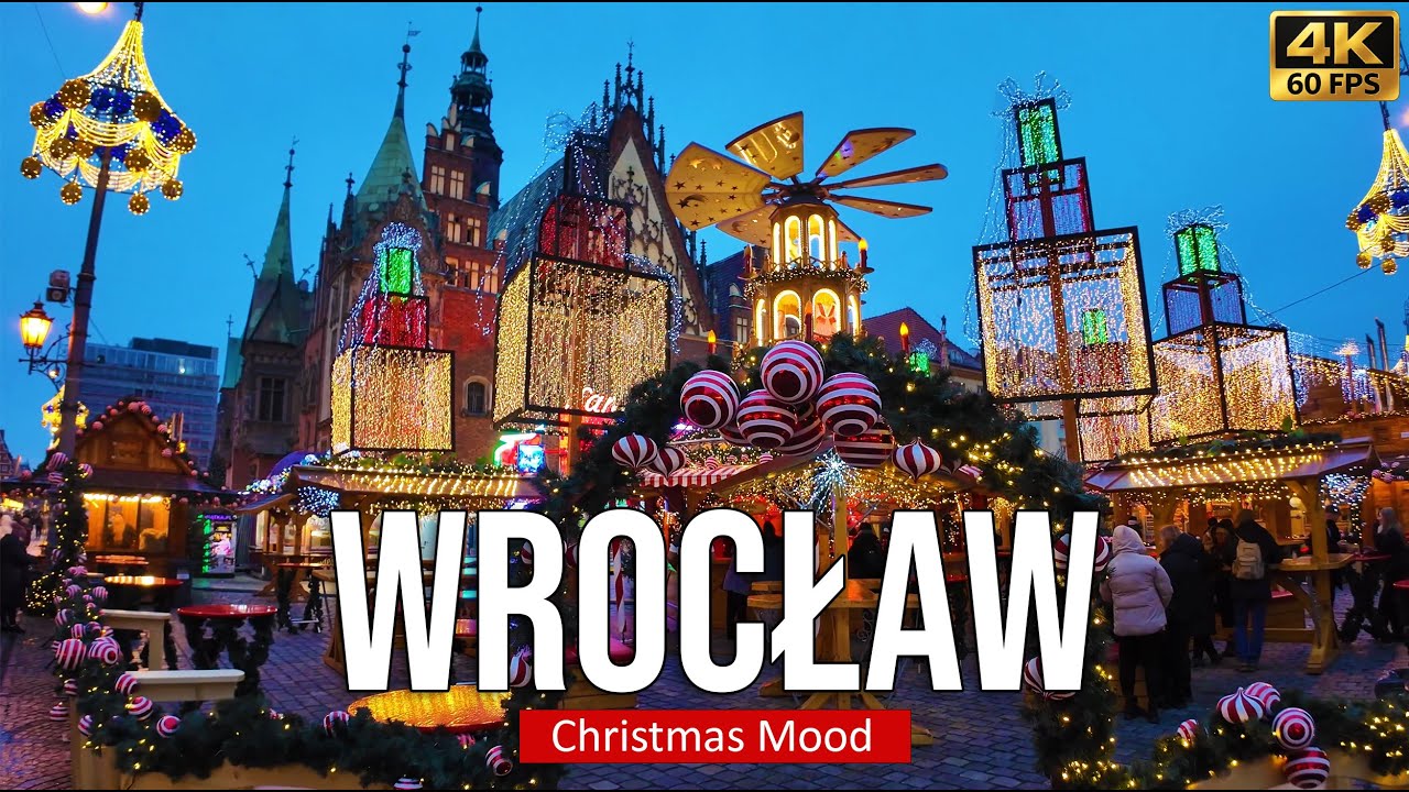 Wrocław Christmas Market 2025 🇵🇱 - Pure Magic & Cozy Vibes | 4K Walking Tour