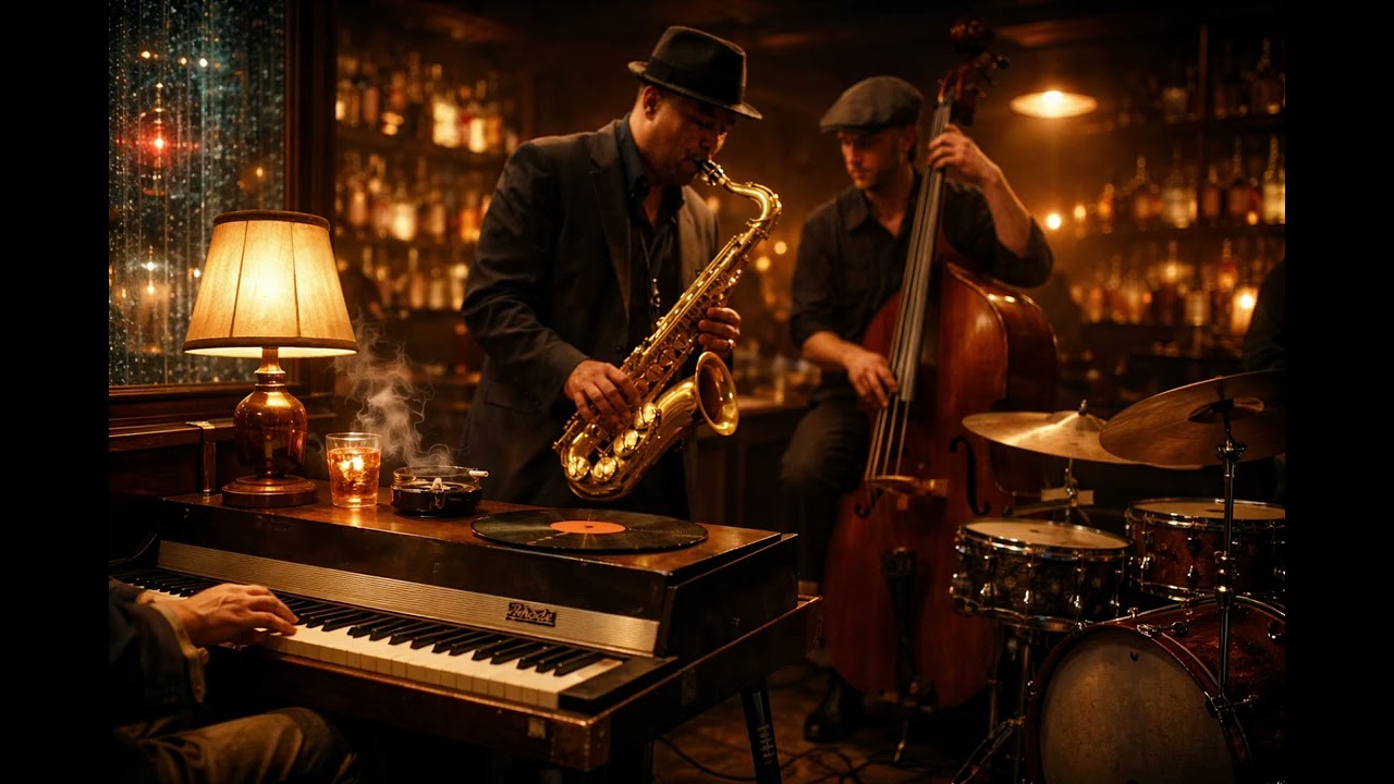 Late Night Jazz Lofi  Smooth Sax & Chill Beats