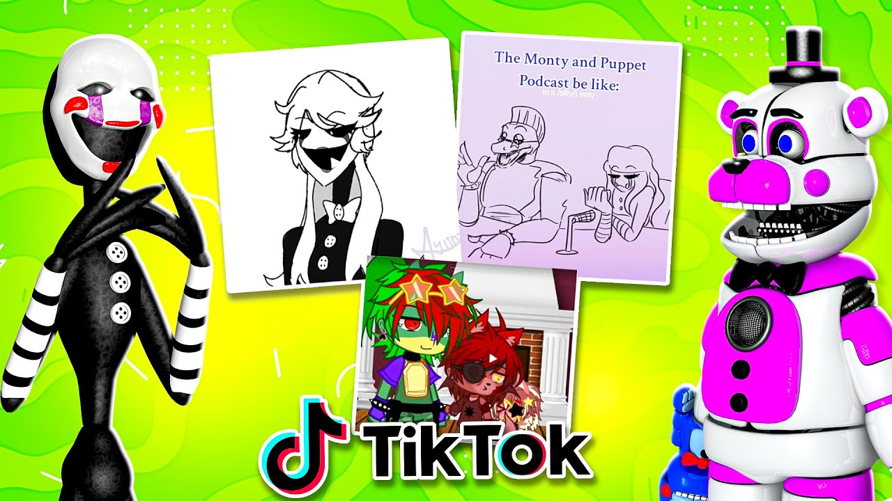 Reacting to THE BEST Monty and Foxy Show Tik Toks with Puppet