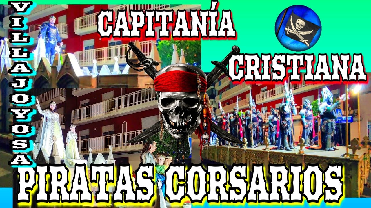 4K PIRATAS CORSARIOS - ENTRADA REY CRISTIANO - VILLAJOYOSA 2024 #morosycristianos #villajoyosa