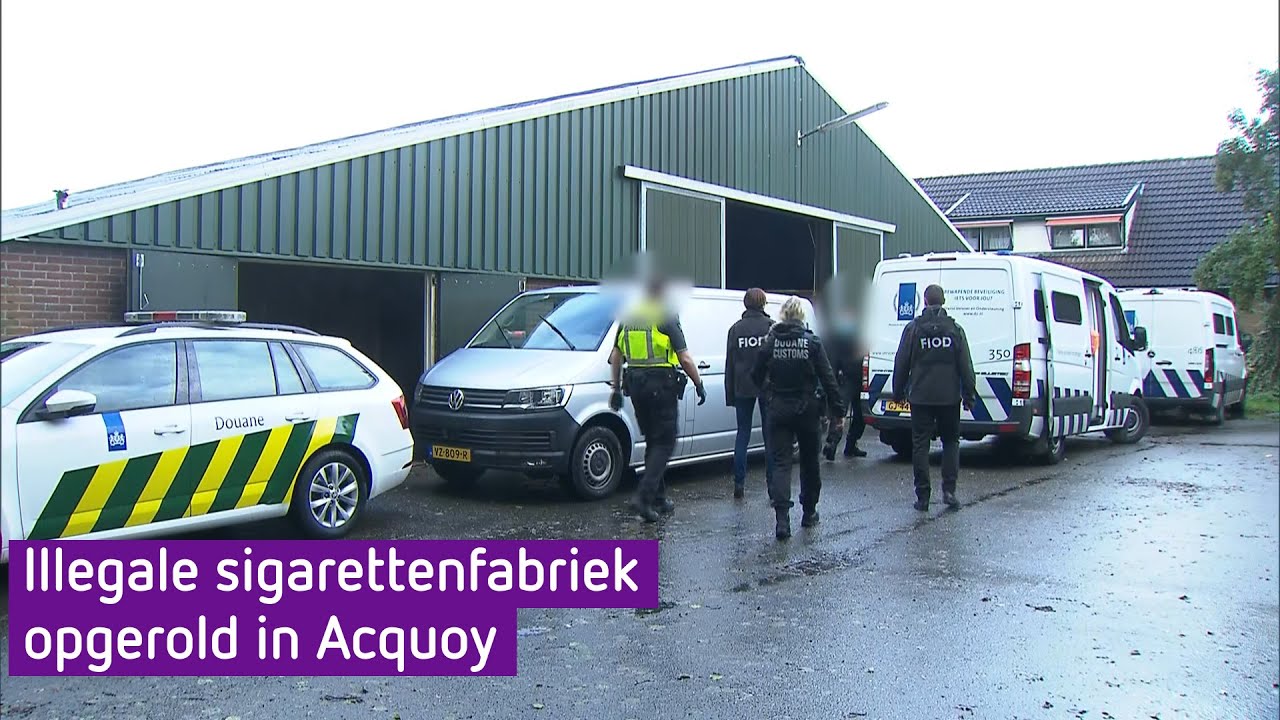 Megavangst in illegale sigarettenfabriek West Betuwe