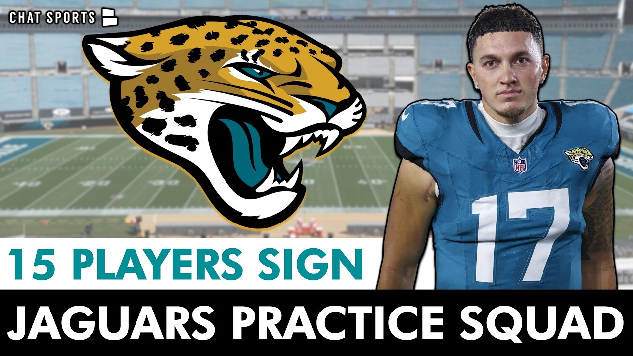 JUST IN: Jaguars Practice Squad 2026 - Joey Aguilar, J&rsquo;Mari Taylor, Jack Kiser Lead 15 Signings