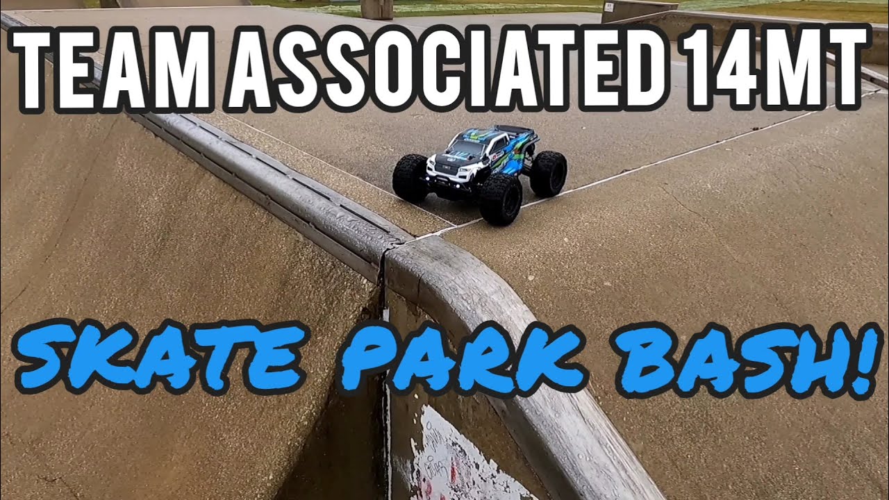 Team Associated Reflex 14MT SKATE PARK BASH!