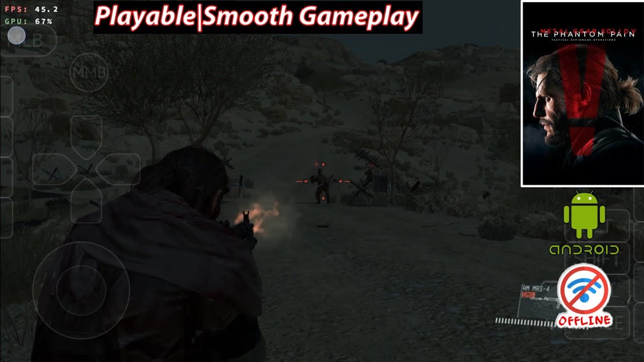 Metal Gear Solid V (PC) on Android GameHub|GameFusion 5.3.5 Emulator Snapdragon 8 gen 3