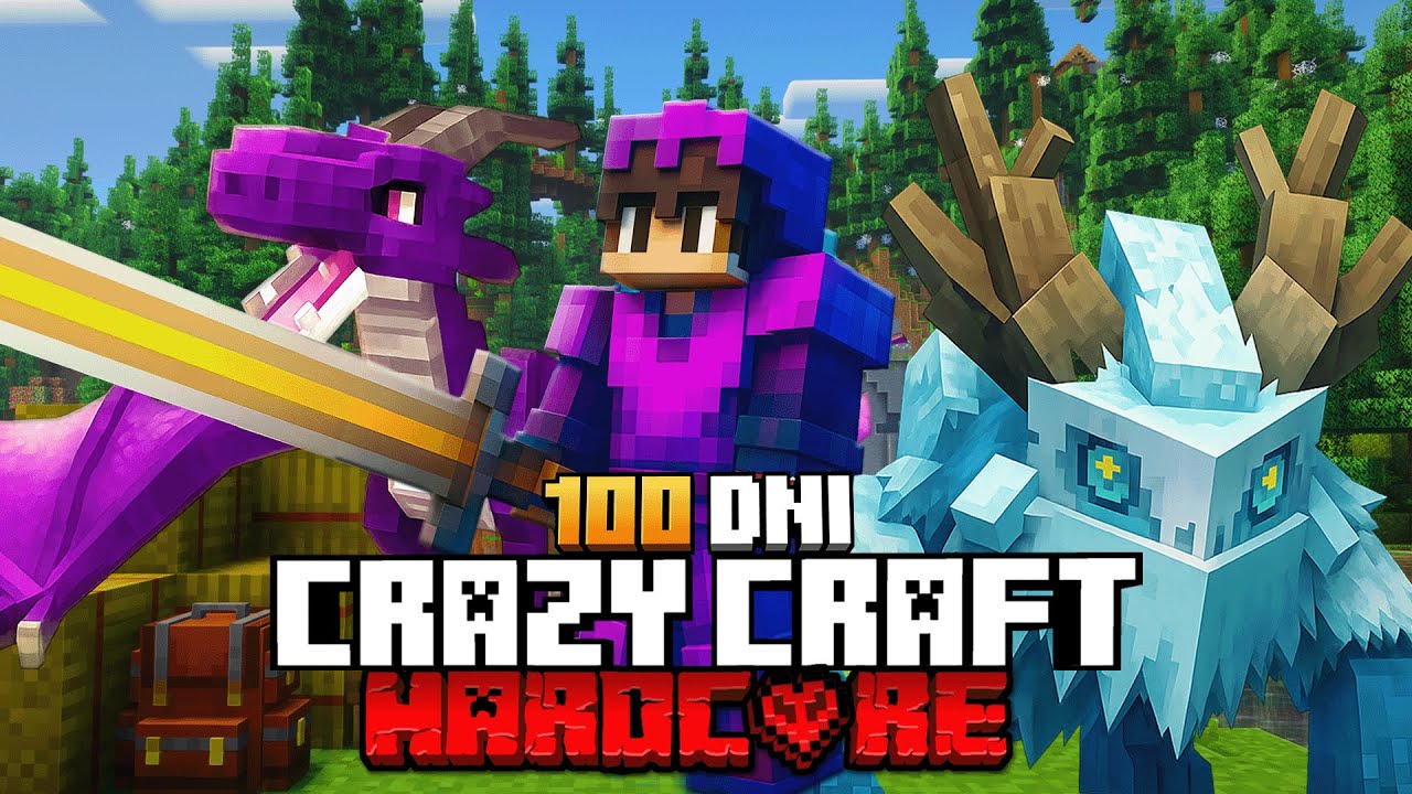 STAŁEM SIĘ NAJPOTĘŻNIEJSZĄ ISTOTĄ w MINECRAFT CRAZYCRAFT HARDCORE