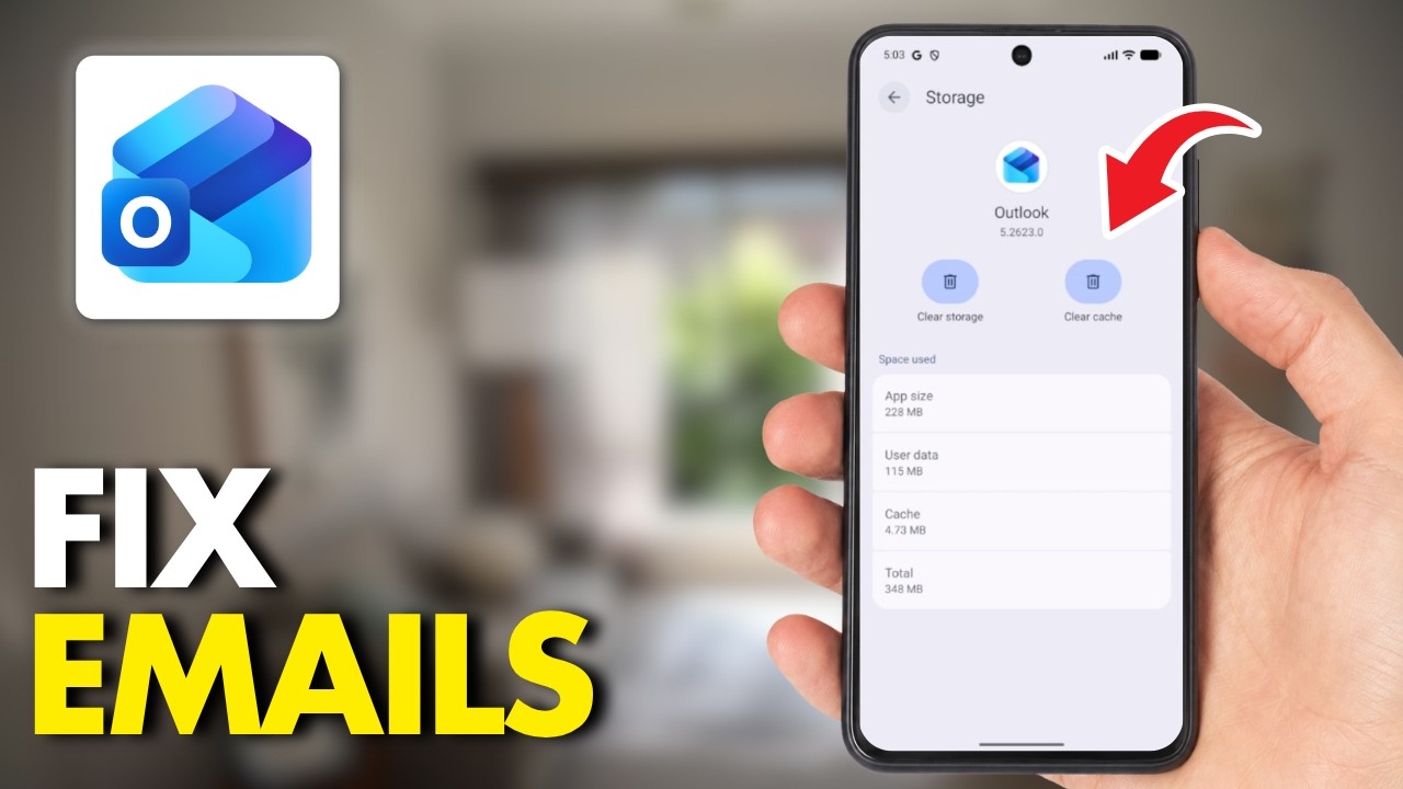 How To Fix Outlook Not Receiving Emails On Android | Tutorial 2026