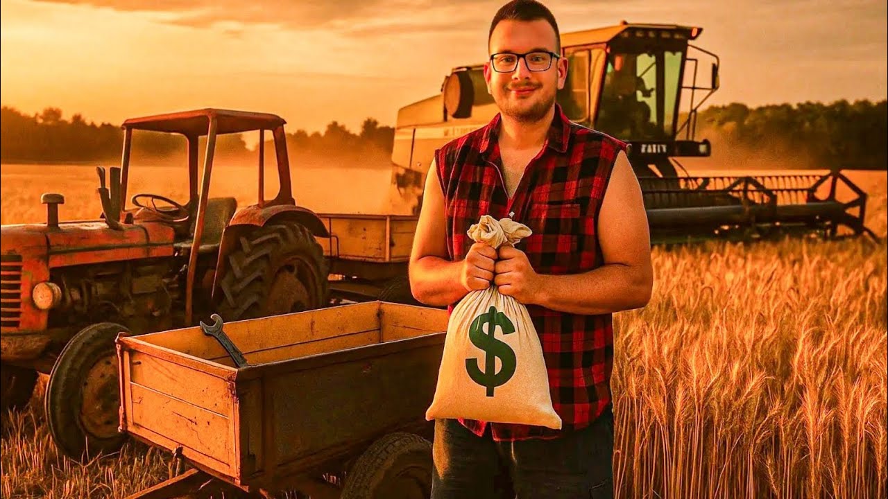 KRAJ ŽETVE PŠENICE I PREZENTACIJA ŠPARTAČA KOJI SE PROIZVODI U MOM SELU ! 🌾💰