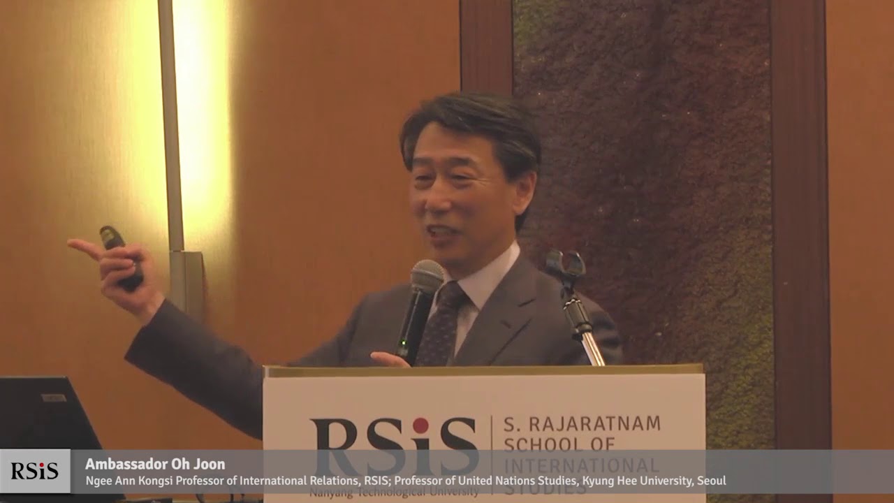Distinguished Public Lecture by Ambassador Oh Joon 21 August 2017