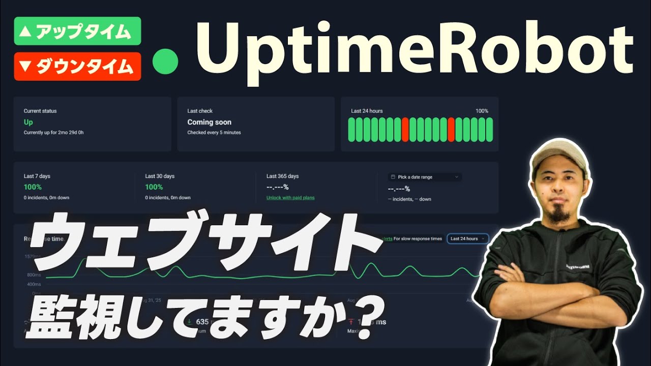 【アップタイム監視】UptimeRobot の機能/特徴/使い方 チュートリアル | アップタイムロボット
