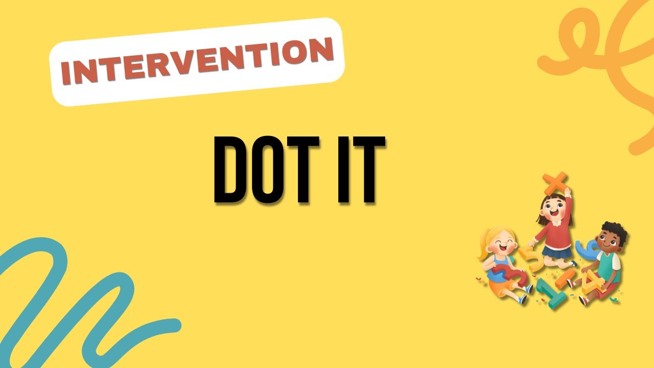 Intervention: Counting - DOT IT