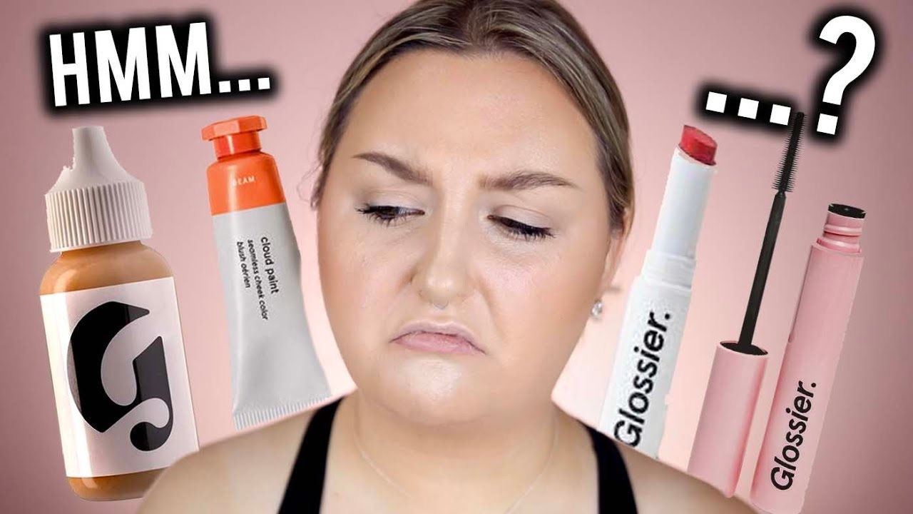 I TRIED $200 WORTH OF GLOSSIER MAKEUP.. WORTH THE HYPE?