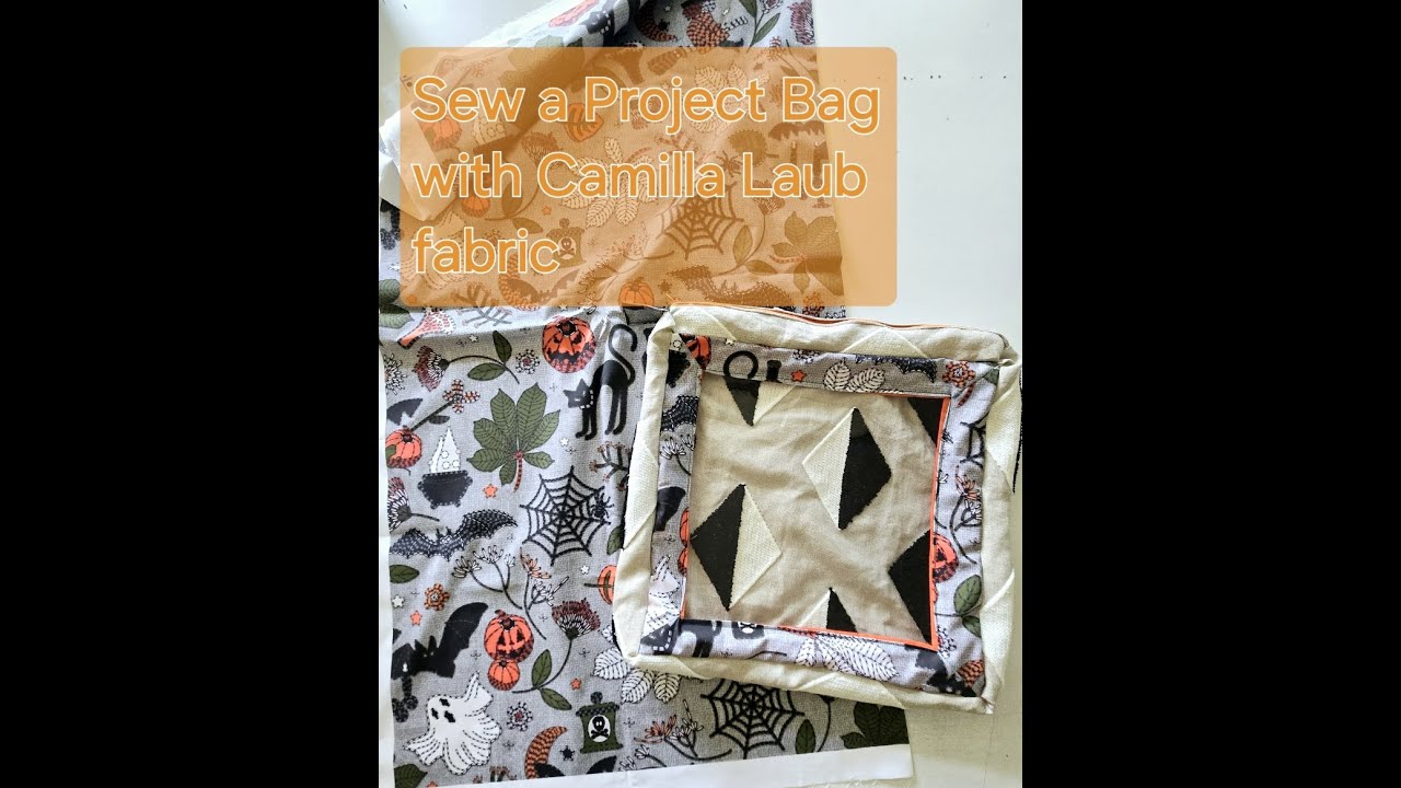 Camilla Laub fabric Project Bag