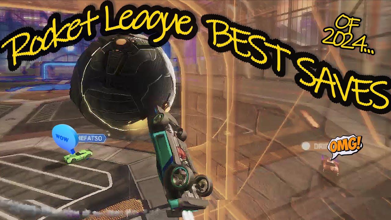 Монтаж сохранений Rocket League &mdash; ЛУЧШИЕ СОХРАНЕНИЯ (2024 года)...
