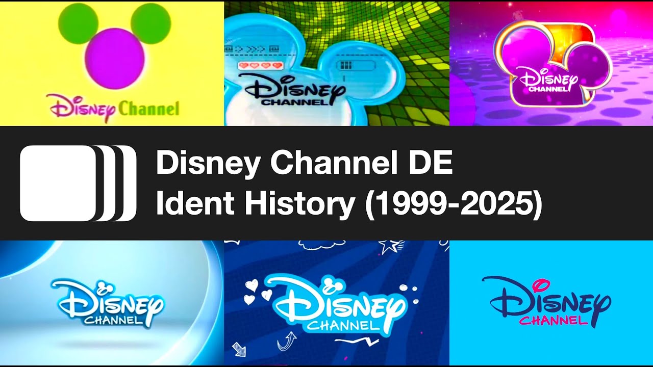 Disney Channel DE Ident History (1999-2025)