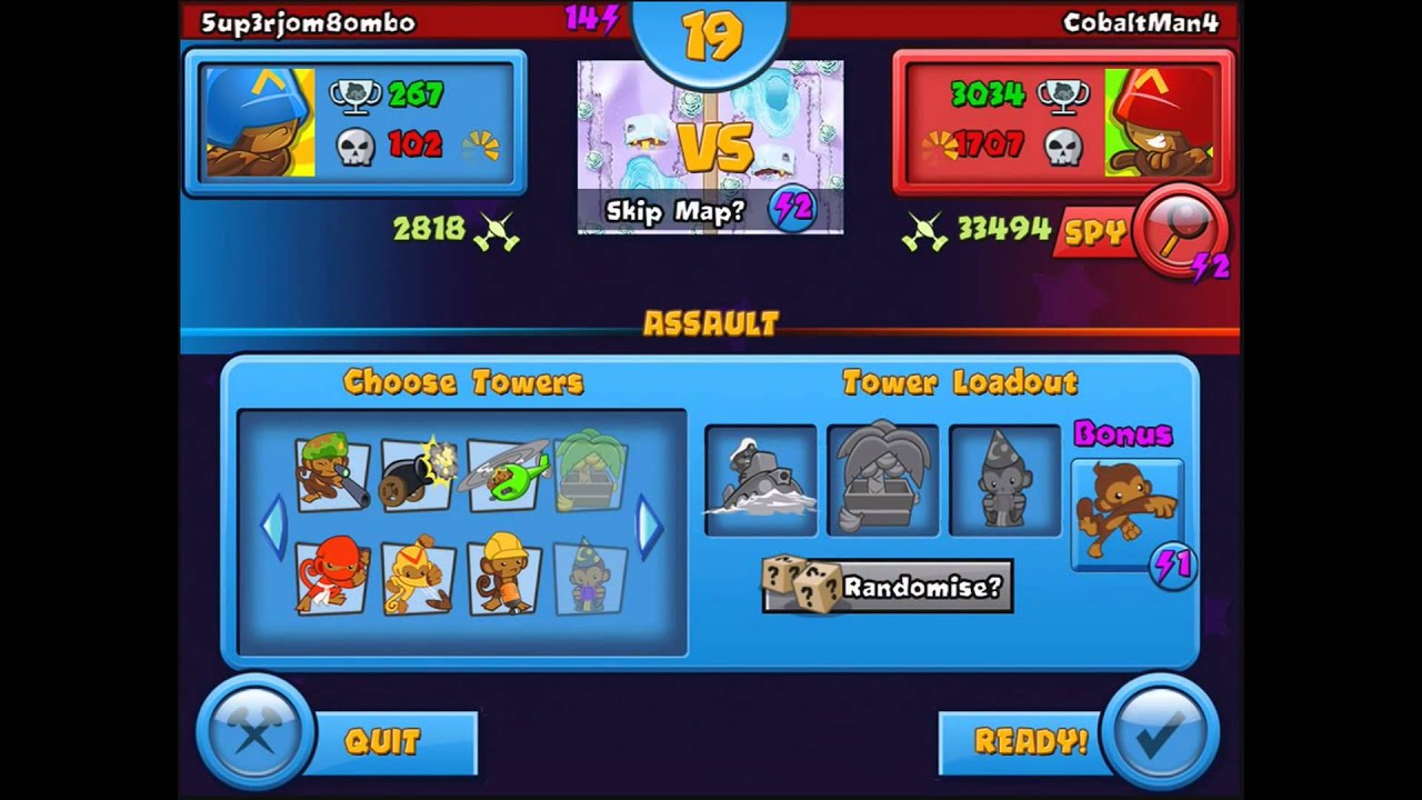 BTD Battles Mobile E97 - Nuclear Submarine