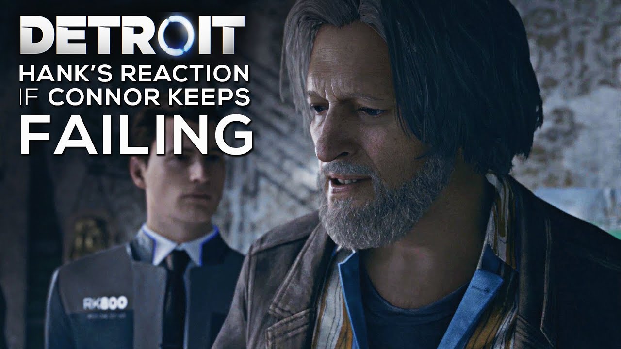 Hank's Reaction If Connor Keeps Failing Every Investigation - DETROIT BECOME HUMAN