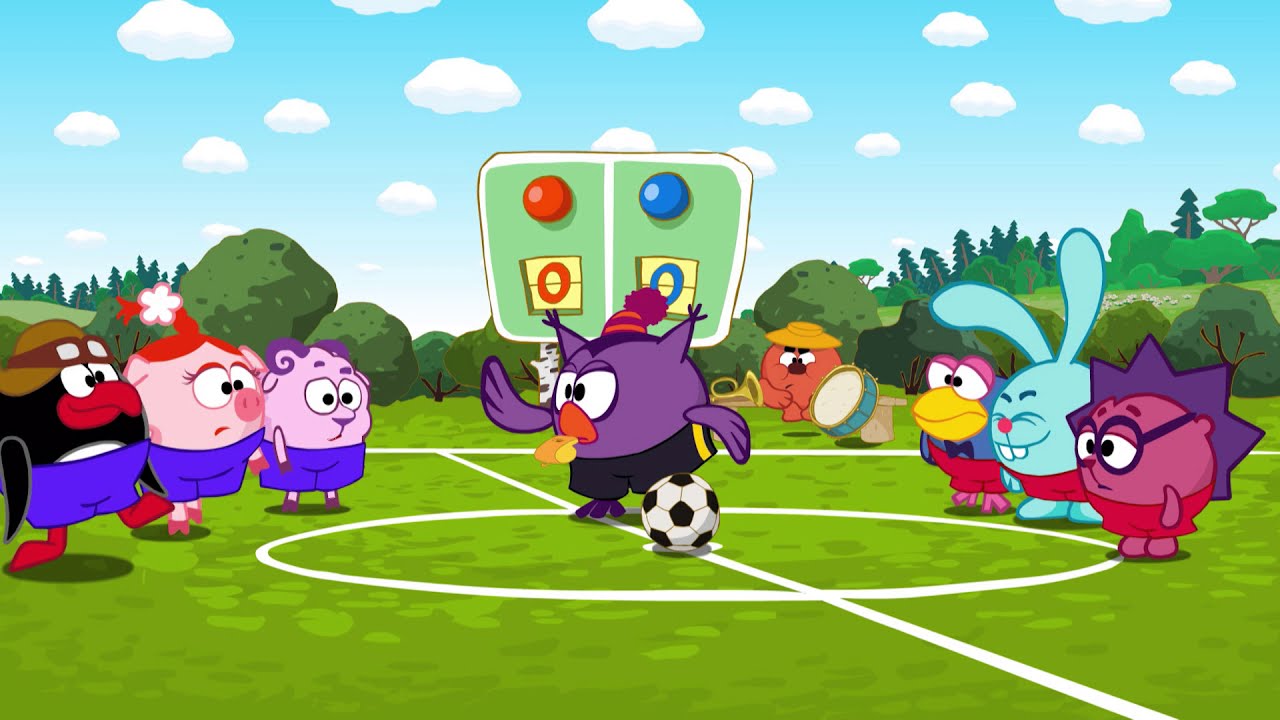 Soccer Game, 1st Half - KikoRiki | Cartoon for Kids