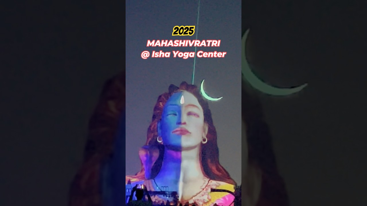 🔴He is coming.. Mahashivratri 2025 at Isha   #mahashivaratri #sadhguru #adiyogi