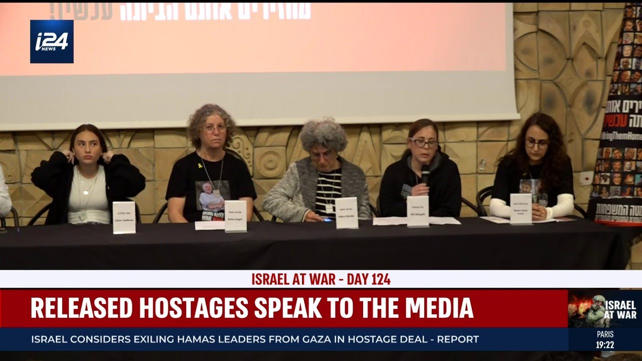 Freed hostages call for release of captives at any cost after Hamas responds to deal