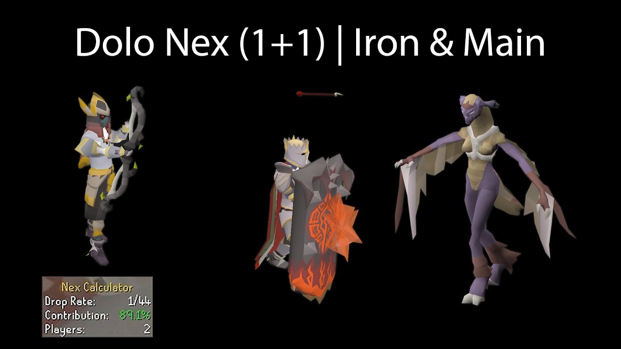 Dolo Nex (1+1) Iron and Main | OSRS