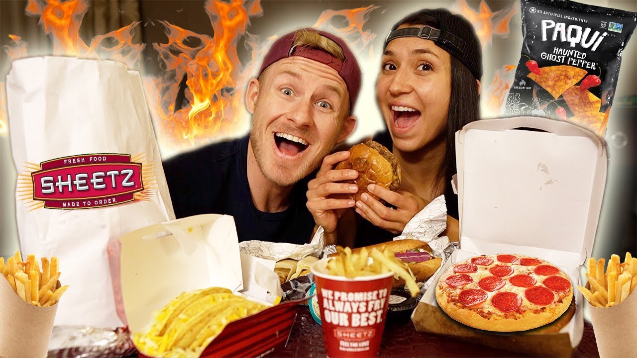 Gas Station Mukbang! (We Ate The HOTTEST Chips in the World)
