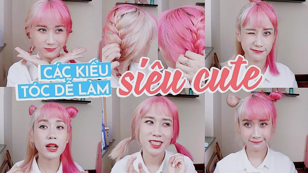 CÁC KIỂU TÓC DỄ LÀM KHÔNG DÙNG NHIỆT | CUTE & EASY HAIRSTYLES | HƯƠNG WITCH