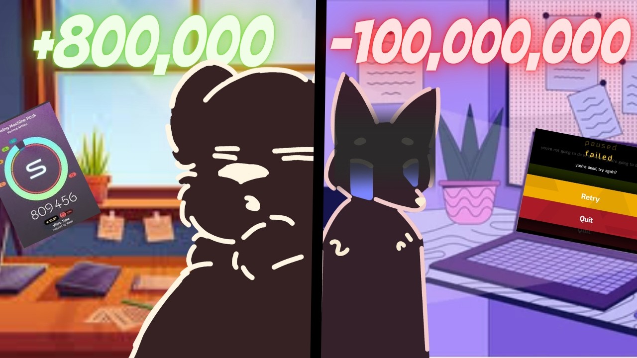 Un oso y un zorro compiten por ser el mejor en OSU!!! || OSU! || jimbodaiz01_