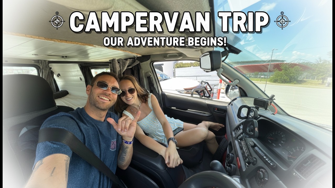 NOSSA PRIMEIRA CAMPERVAN TRIP: De Gold Coast a Sunshine Coast | Acampando com Cangurus em Noosa