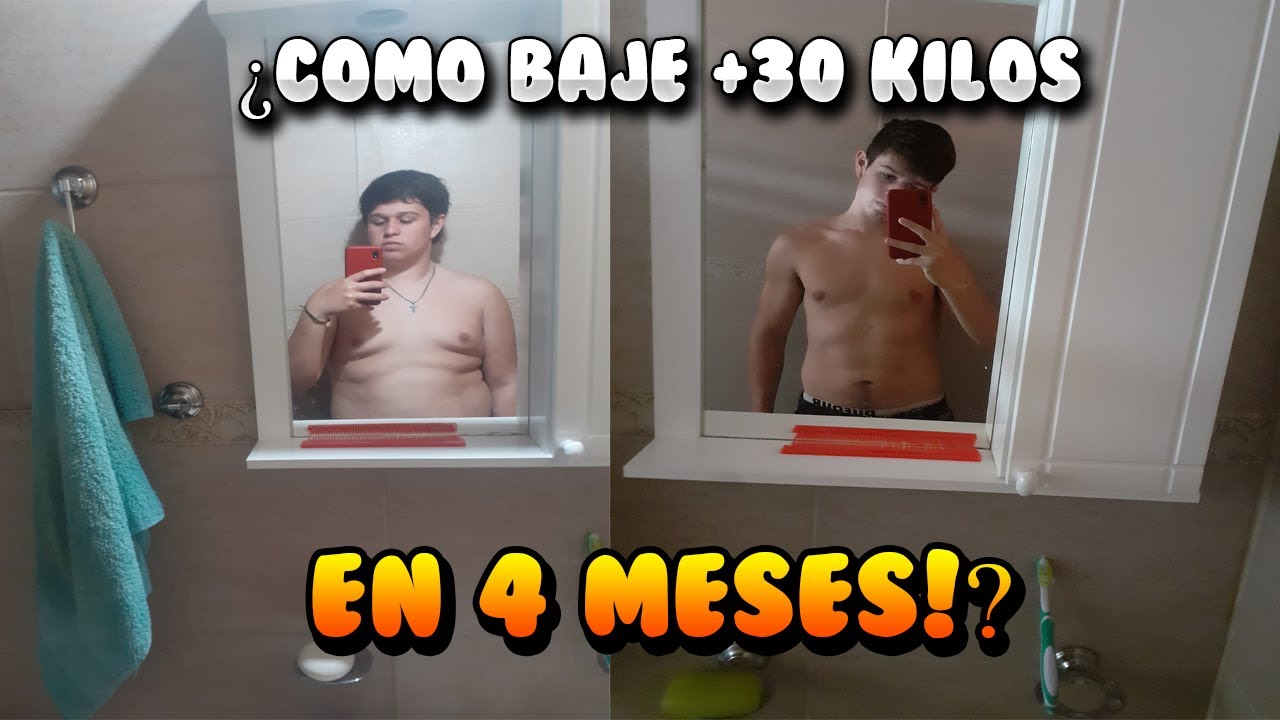 COMO BAJAR 30 KILOS EN 4 MESES 