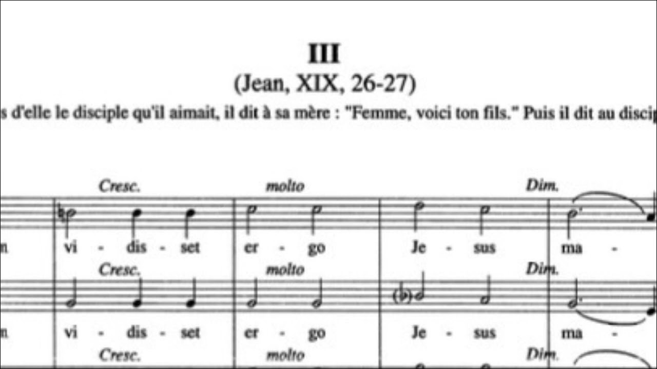 Gounod, Les sept paroles - n•3