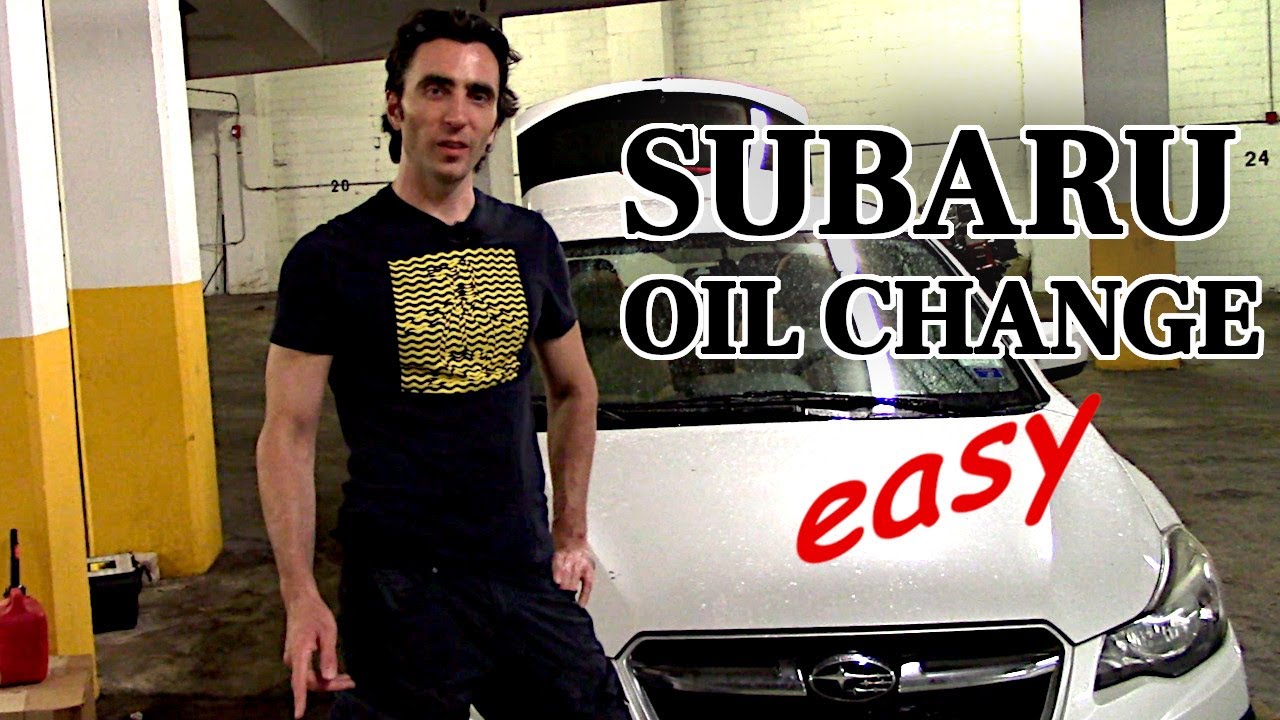 Subaru Impreza Oil Change - EASY