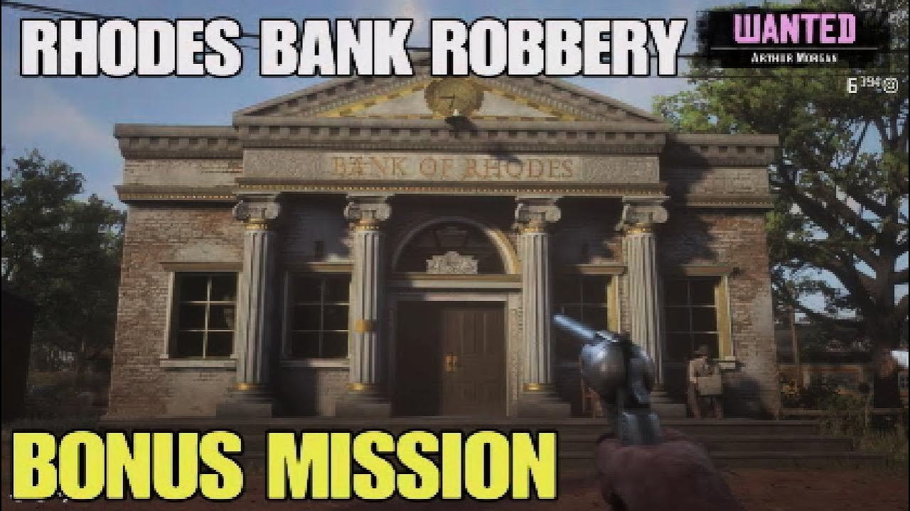 RHODES BANK ROBBERY - Red dead Redemption 2 PS5
