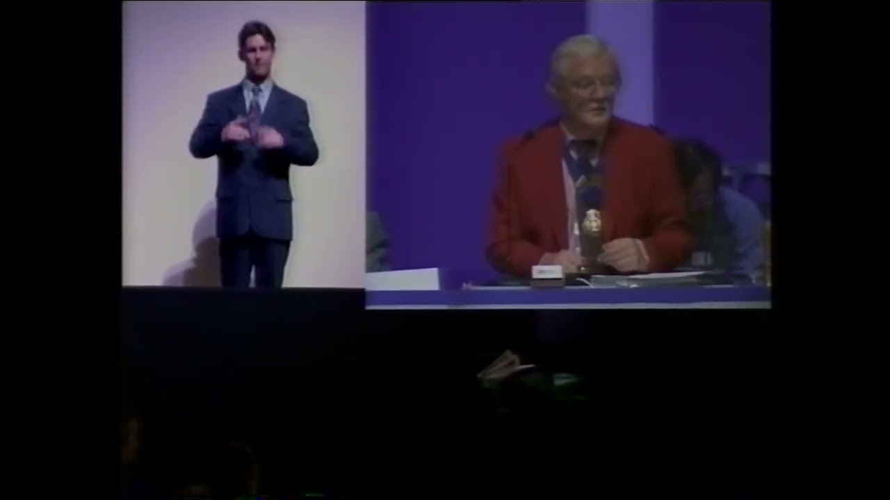 UNISON National Delegate Conference held in the United Kingdom  June 1995. vhs