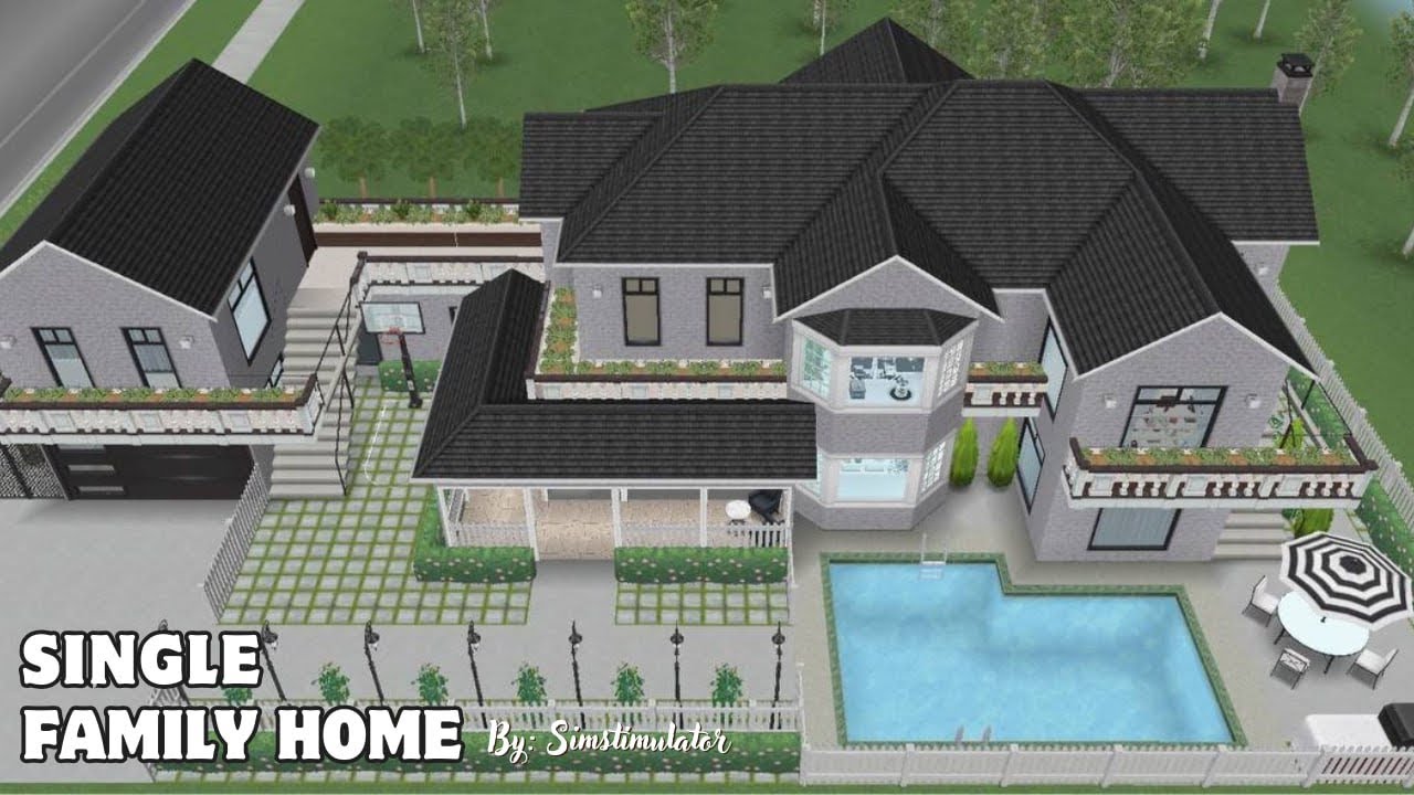 The Sims Freeplay | Single-Family Home | Tour with floor plan | Simstimulator
